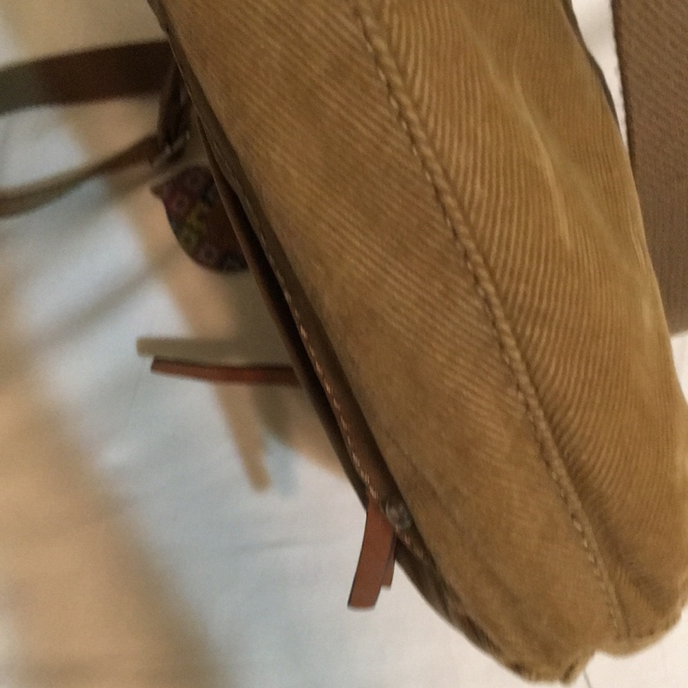 Ladies Boho Fossil Shoulder Bag Or Crossbody Tan … - image 5